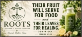 Roots Juice Co. & Wellness Studio Sponsorship Banner